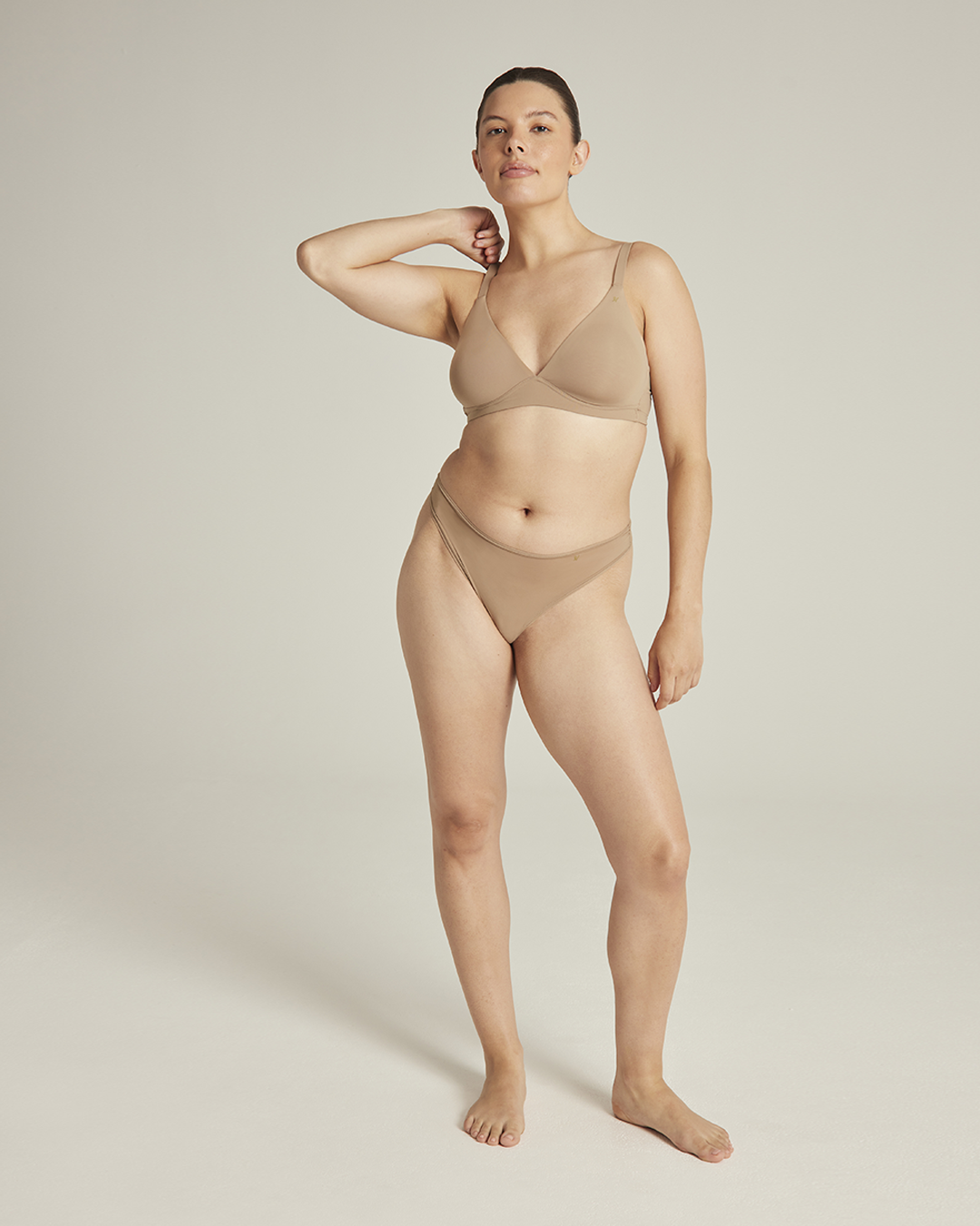 The Stretch Dipped Thong - Bare 03 Nudea