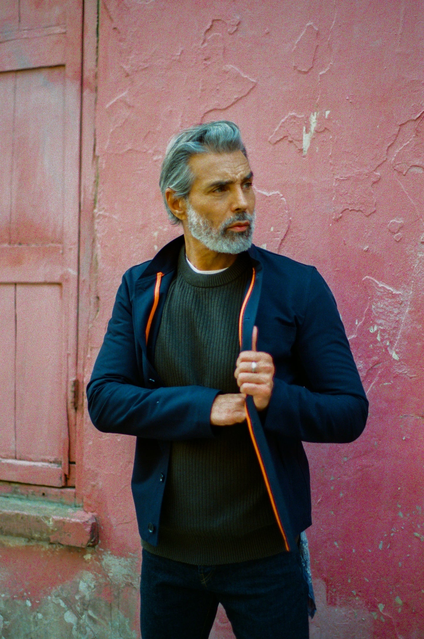 Aldgate Unlined Shacket - Navy Dx Wear London