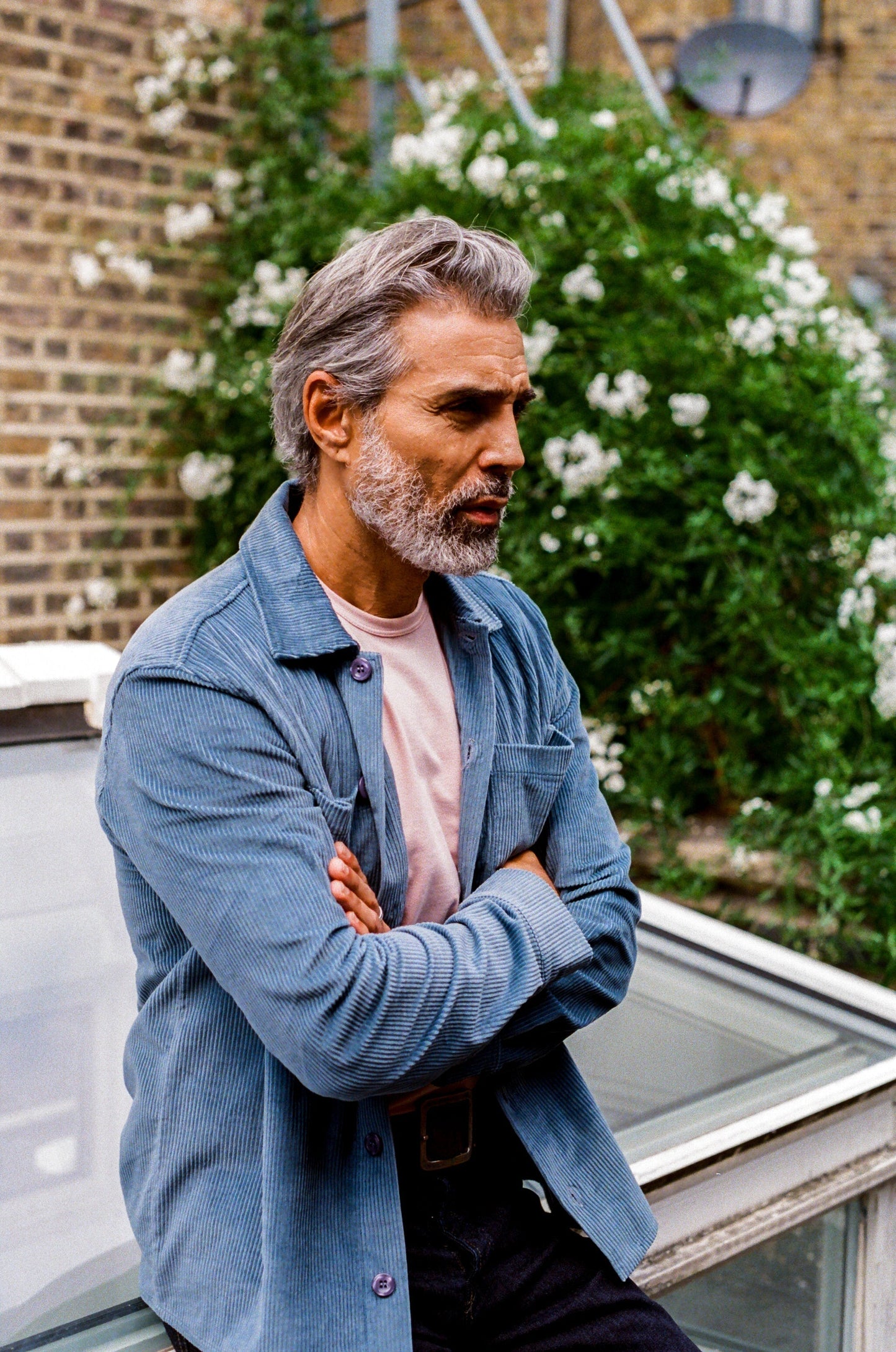 Bart Corduroy Overshirt - Blue Wear London