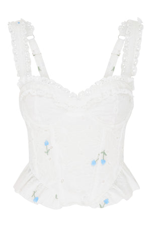 WHITE / BLUE