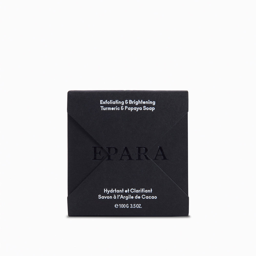 Exfoliating and Brightening (Turmeric and Papaya) Soap Epara Skincare