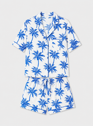 Royal Blue and White