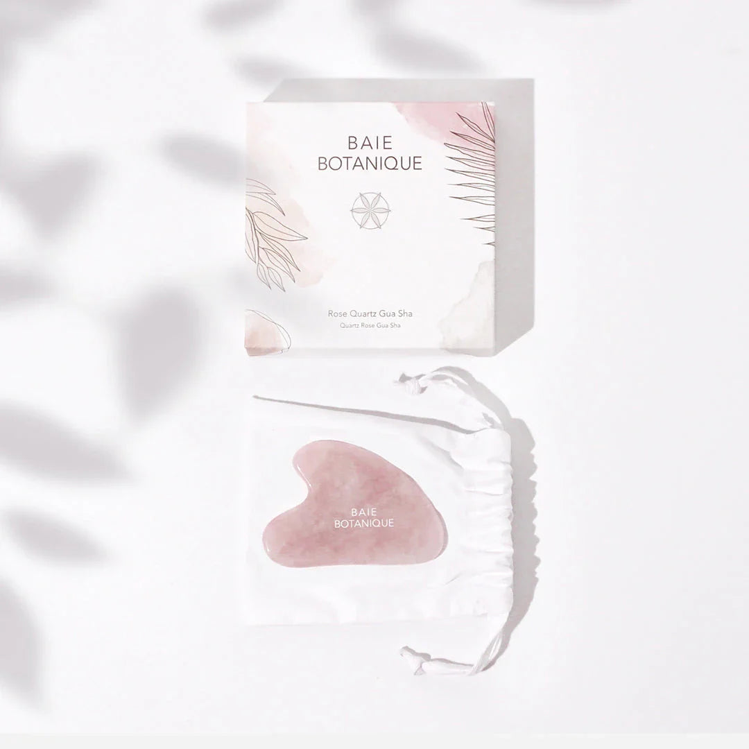 Rose Quartz Gua Sha Baie Botanique