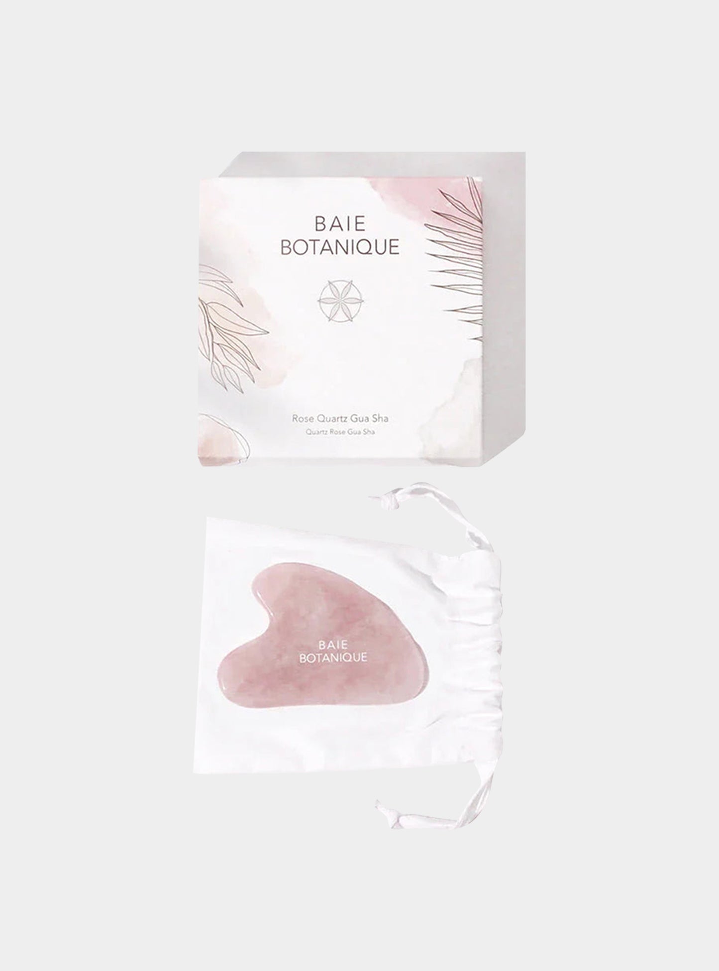 Rose Quartz Gua Sha Baie Botanique
