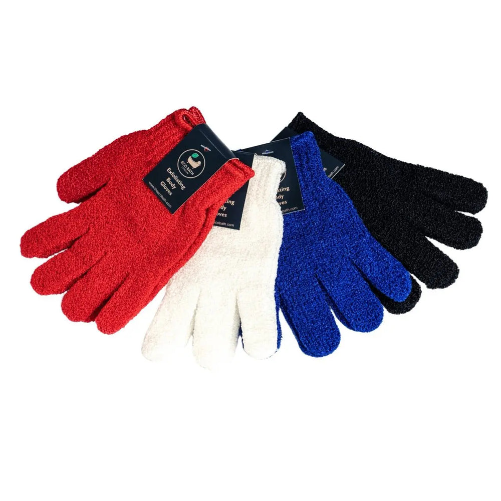 1 Pair of Exfoliating Body Gloves Eco Bath London