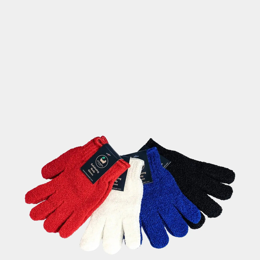 1 Pair of Exfoliating Body Gloves Eco Bath London