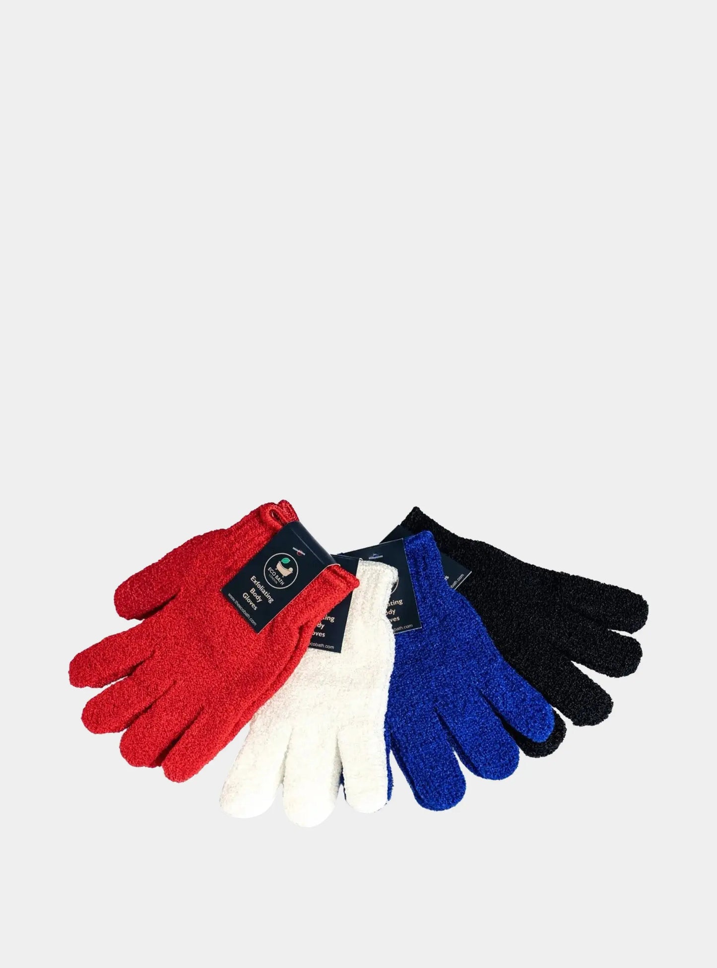 1 Pair of Exfoliating Body Gloves Eco Bath London
