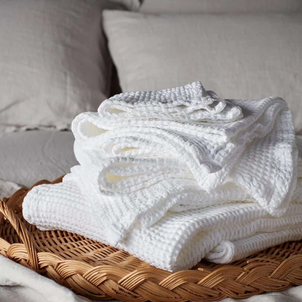 100% Cotton Waffle Towels The Secret Linen Store
