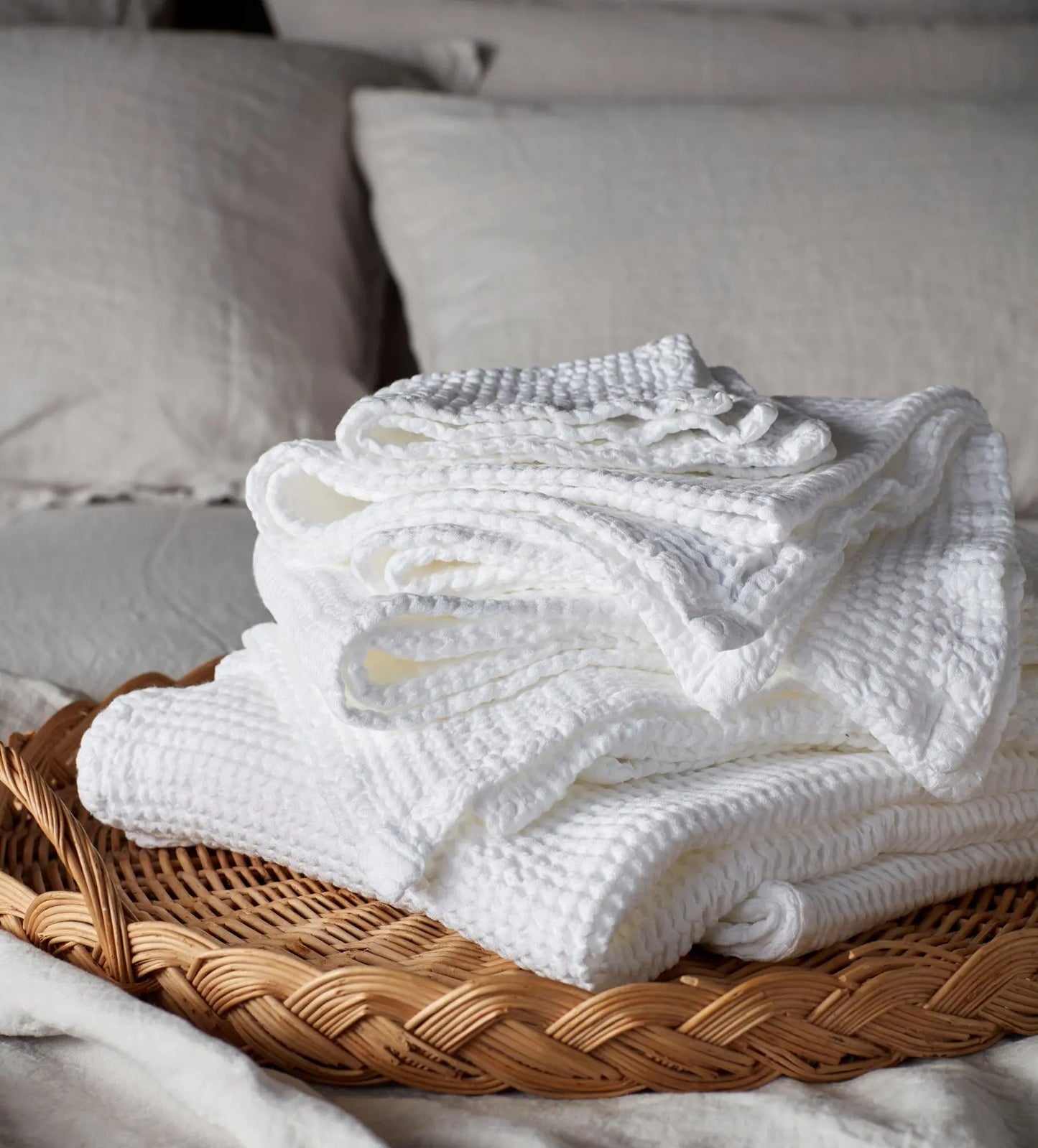 100% Cotton Waffle Towels The Secret Linen Store