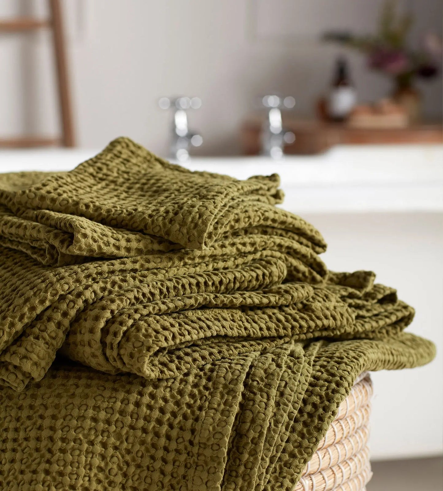 100% Cotton Waffle Towels The Secret Linen Store