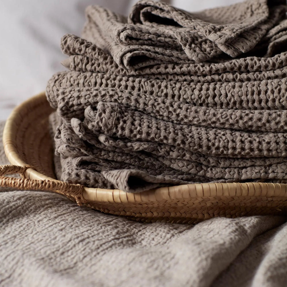 100% Cotton Waffle Towels The Secret Linen Store