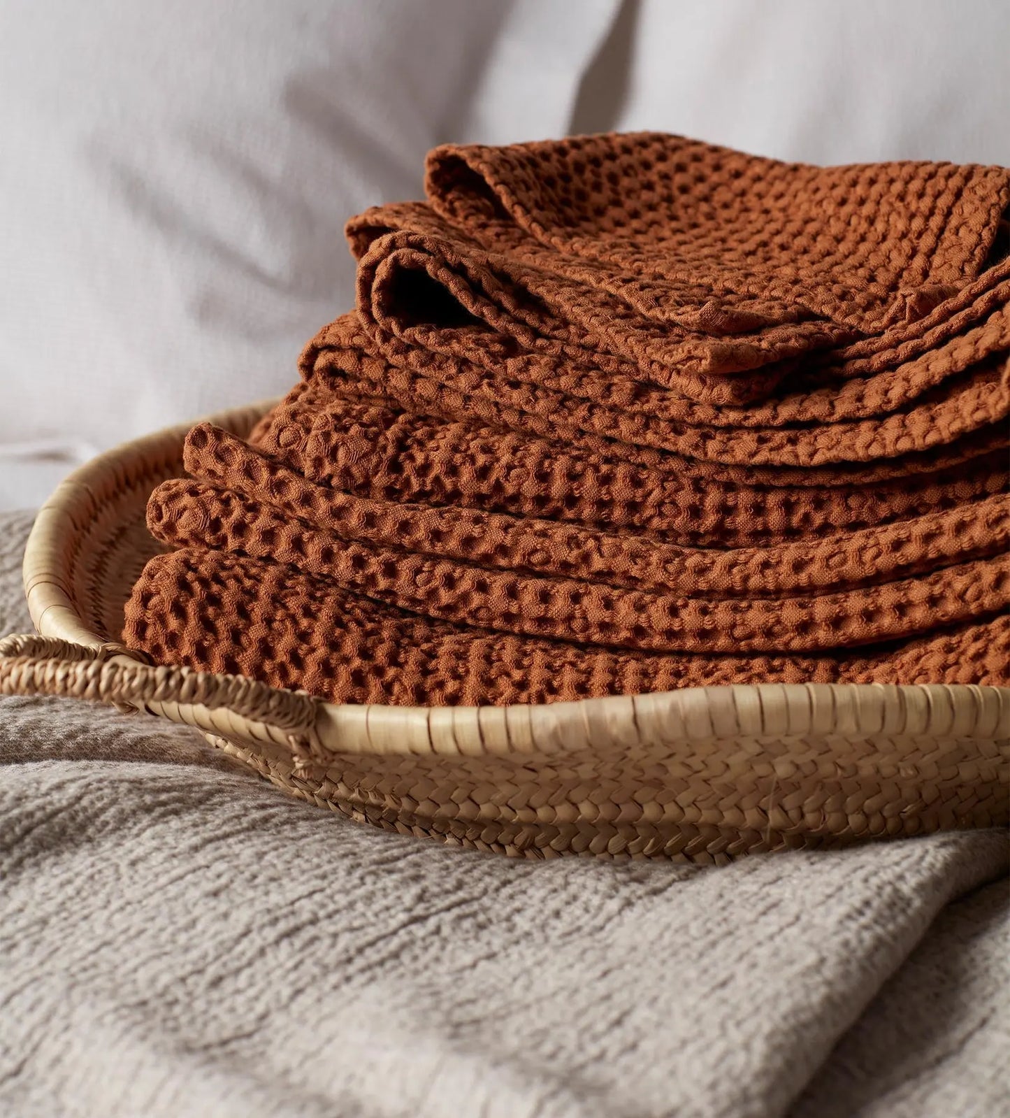 100% Cotton Waffle Towels The Secret Linen Store