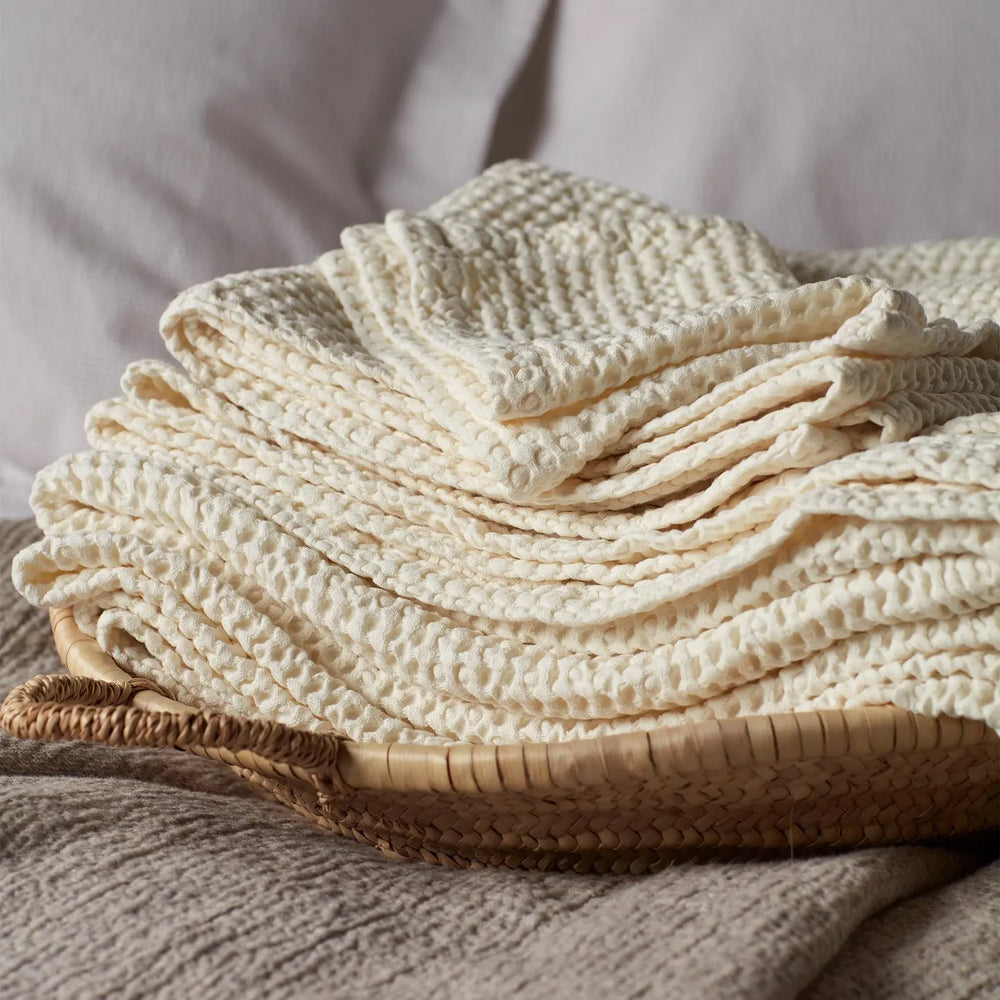 100% Cotton Waffle Towels The Secret Linen Store