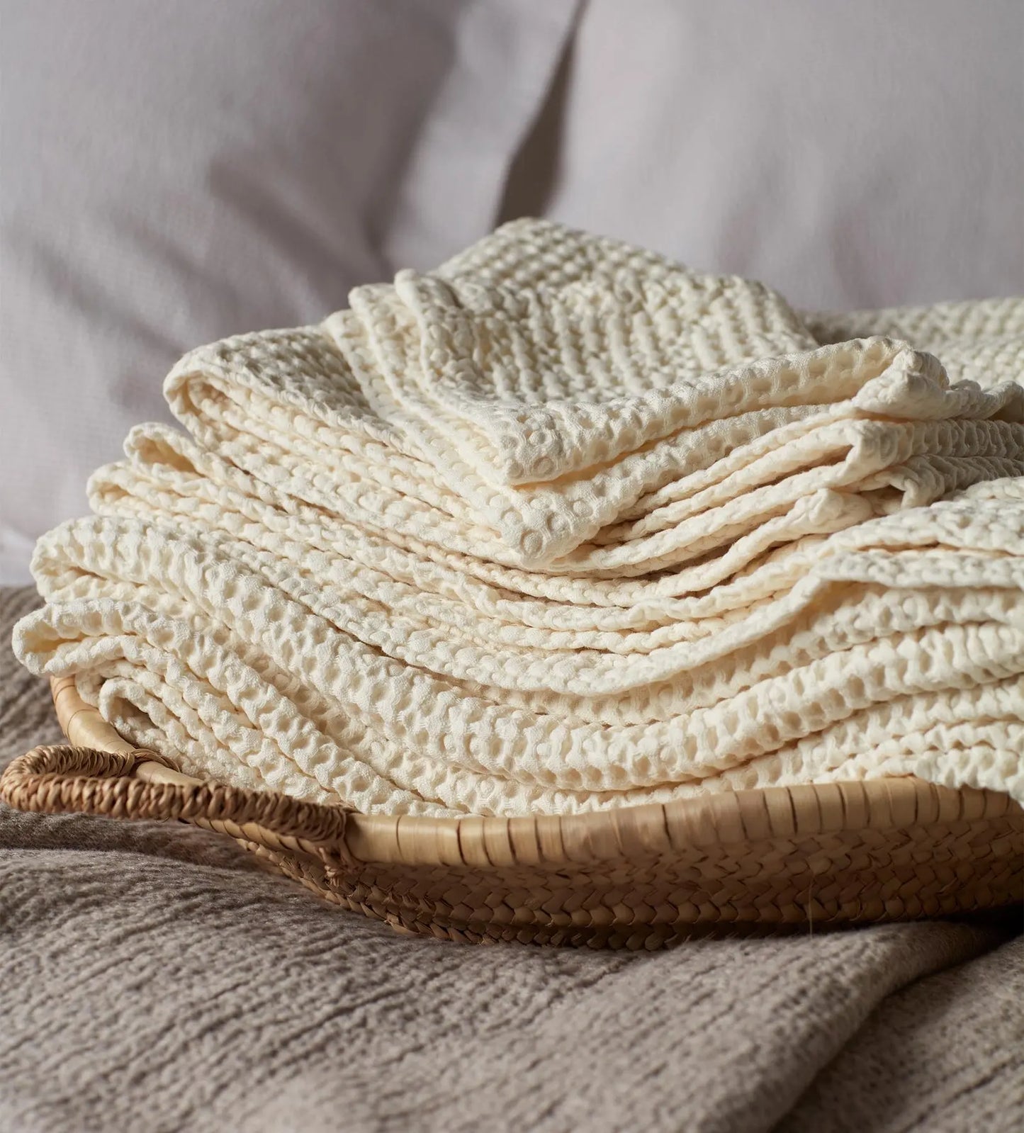 100% Cotton Waffle Towels The Secret Linen Store