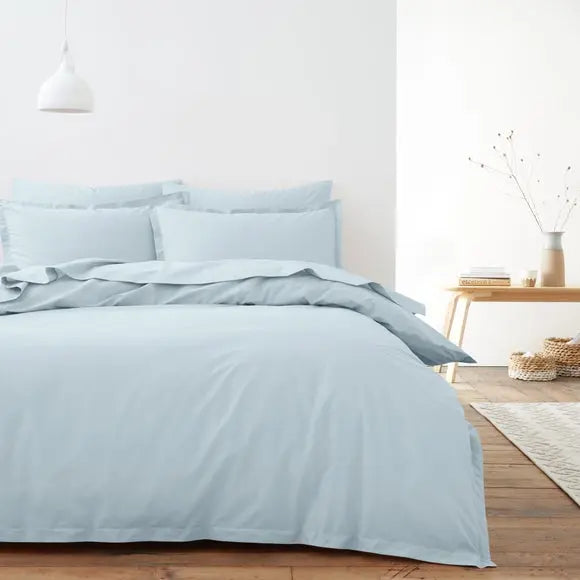 100% Organic Cotton Duvet Cover and Pillowcase Set Dunelm