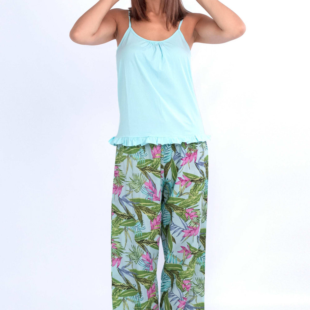 Isla Frilled Aqua Cami inara