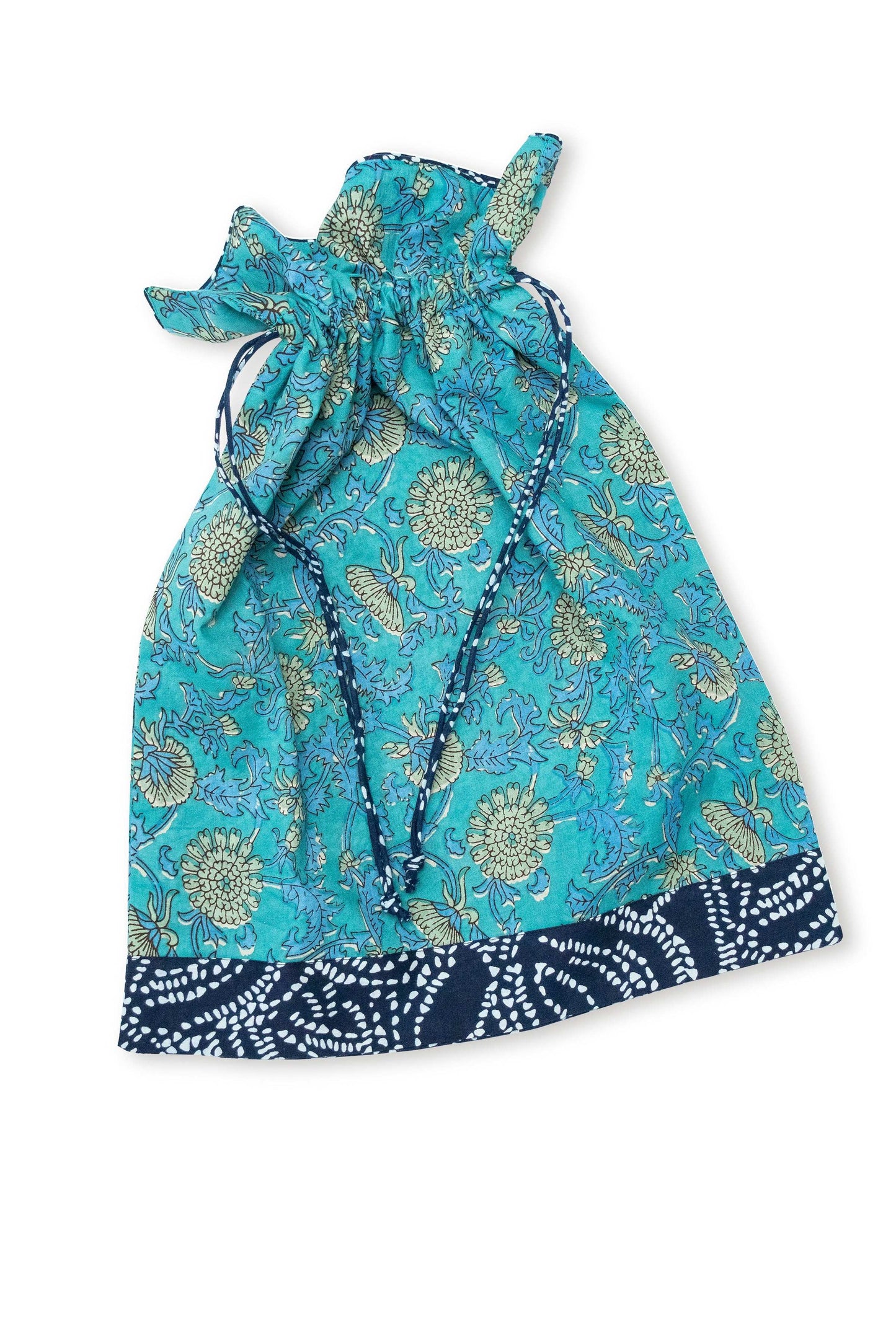 Waterlily Cotton Pyjama Bag inara