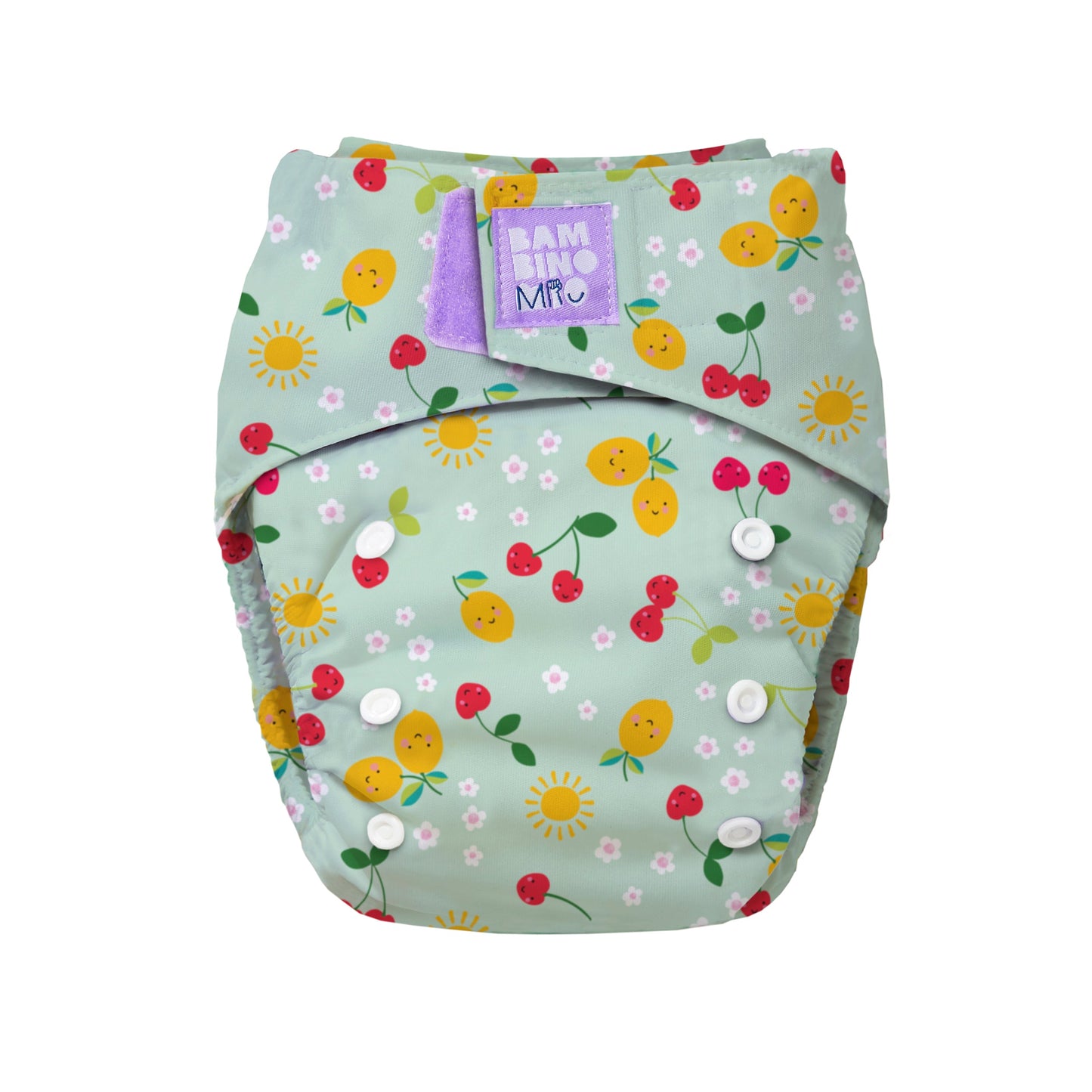 Revolutionary Reusable Nappy in Juicy Fruit Bambino Mio (UK)