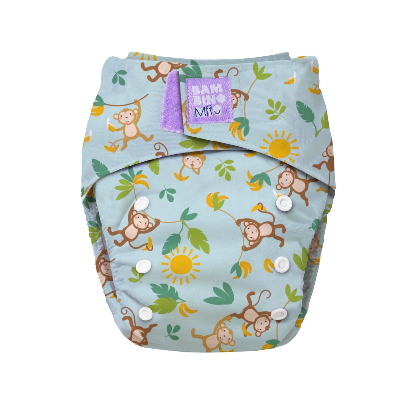 Revolutionary Reusable Nappy in Cheeky Monkeys Bambino Mio (UK)