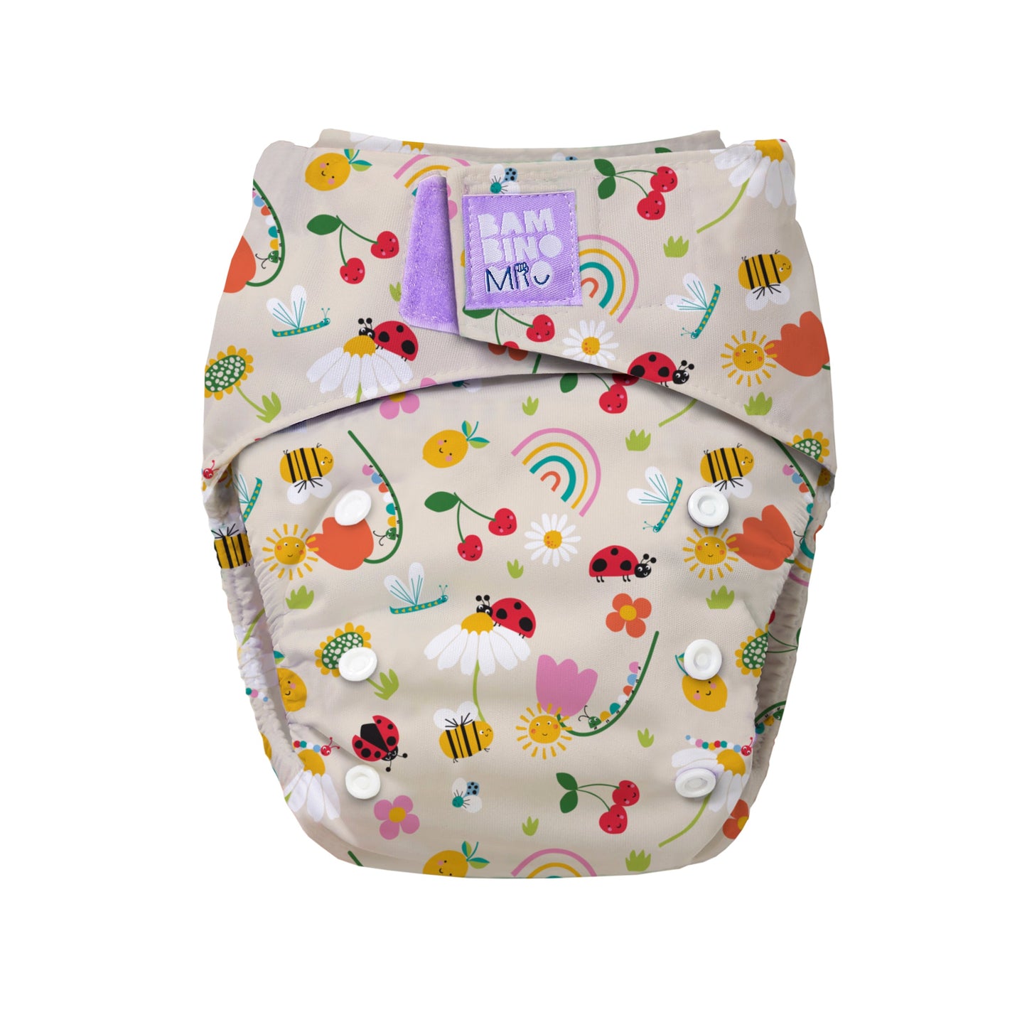 Revolutionary Reusable Nappy in Sunshine Friends Bambino Mio (UK)