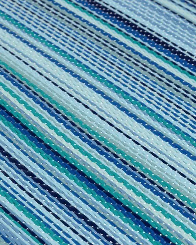 Rainbow Outdoor Rug Blue | 1020 The Rugs