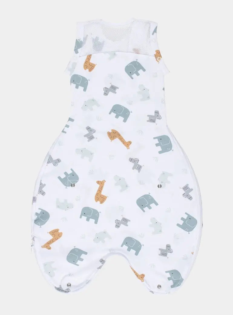 2.5 Tog Swaddle to Sleep Bag - Animal Safari Purflo