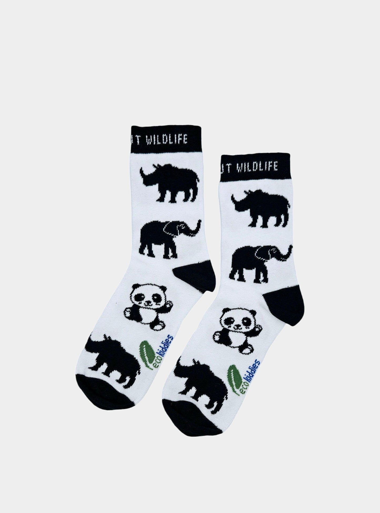 Wild About Wildlife Organic Cotton Kids Socks Eco Kiddies