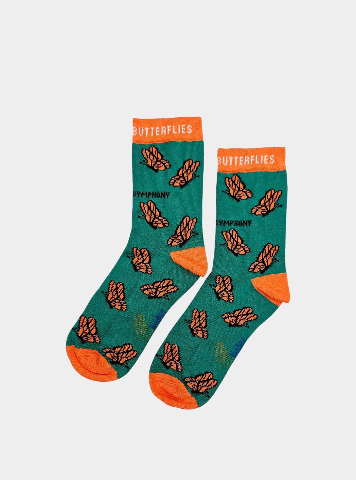 Carefree Butterflies Organic Cotton Kids Socks Eco Kiddies