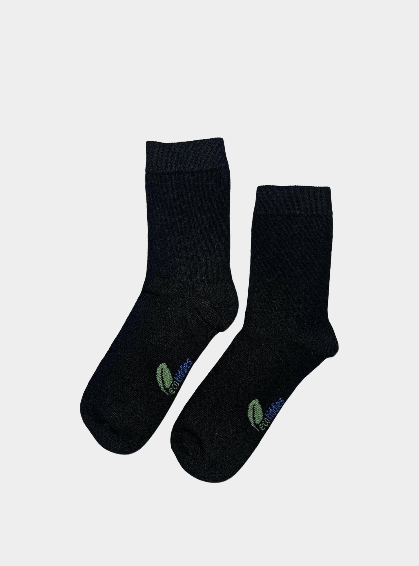 Black School Socks - Kids (Plain Socks) Eco Kiddies