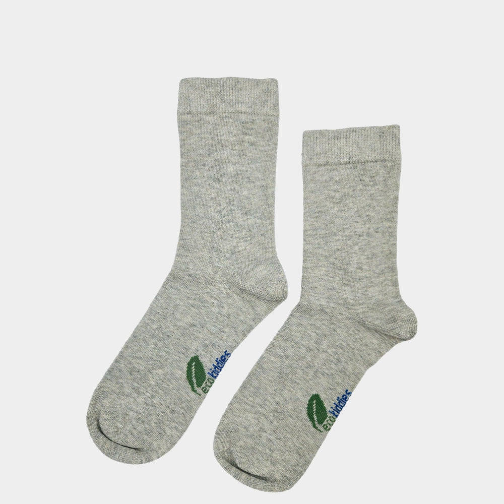 Grey School Socks - Kids (Plain Socks) Eco Kiddies