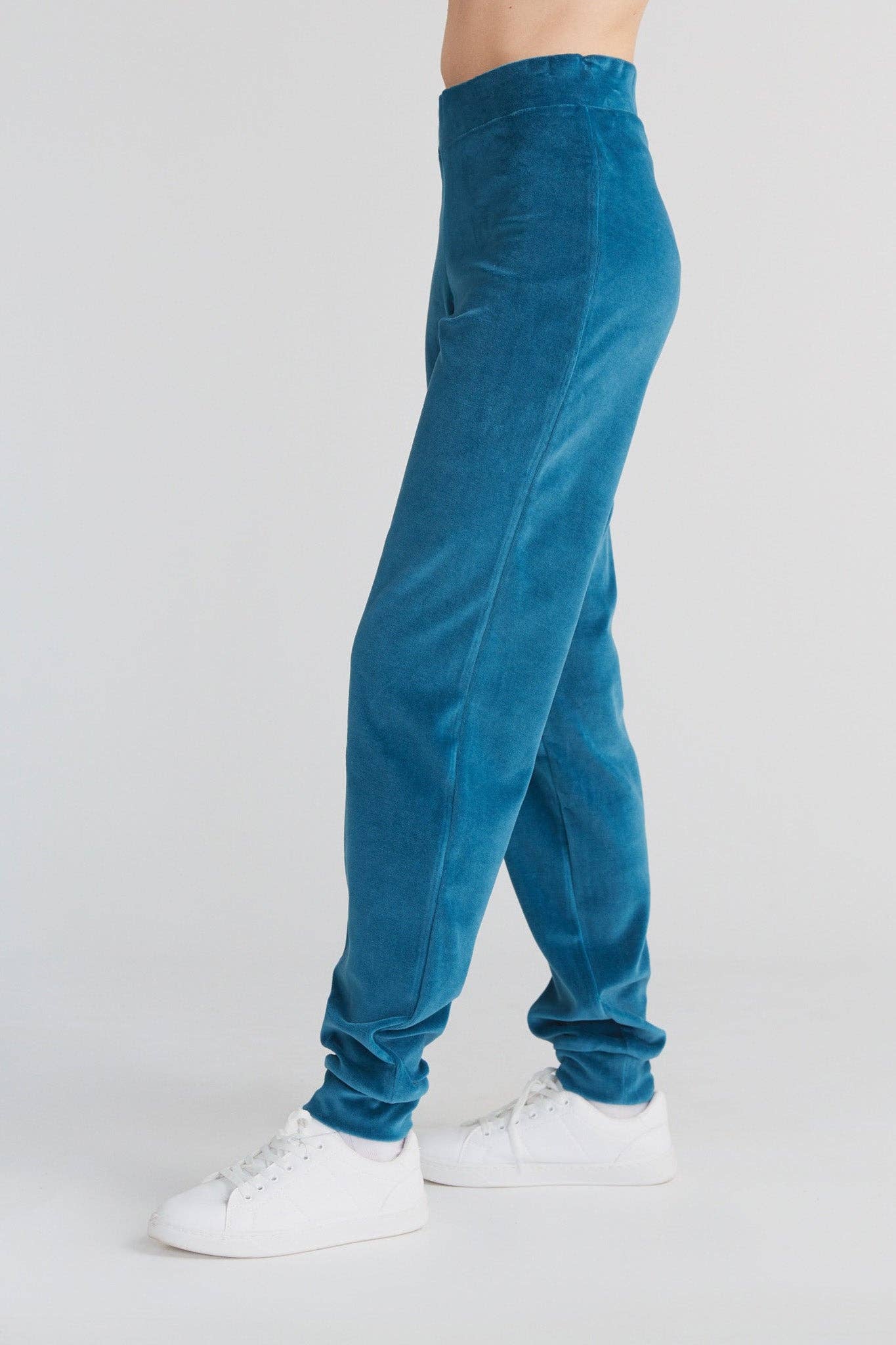 Organic Soft Fleece Cuffed Sweatpants: Womens Earth Wardrobe