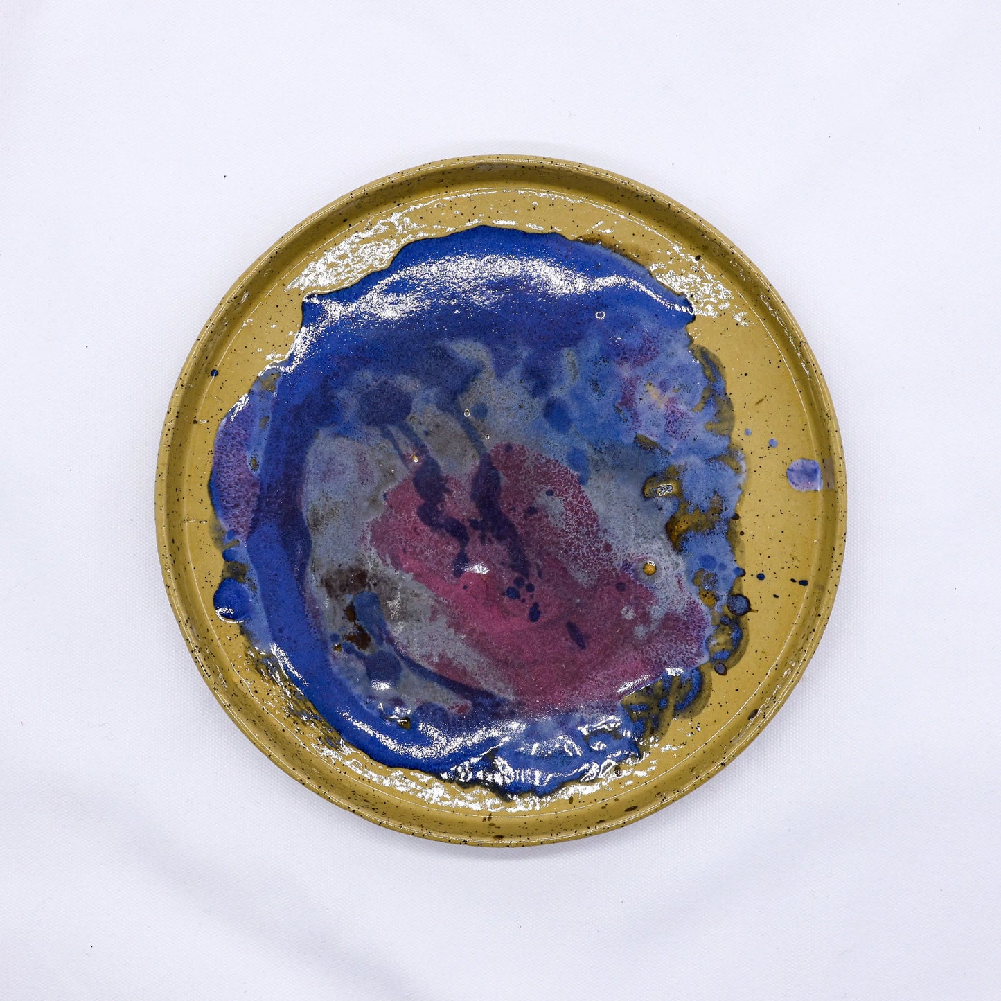 23 cm Deepsea Stoneware Handmade Ceramic Dinner Plate Ribera Handmade Ceramics