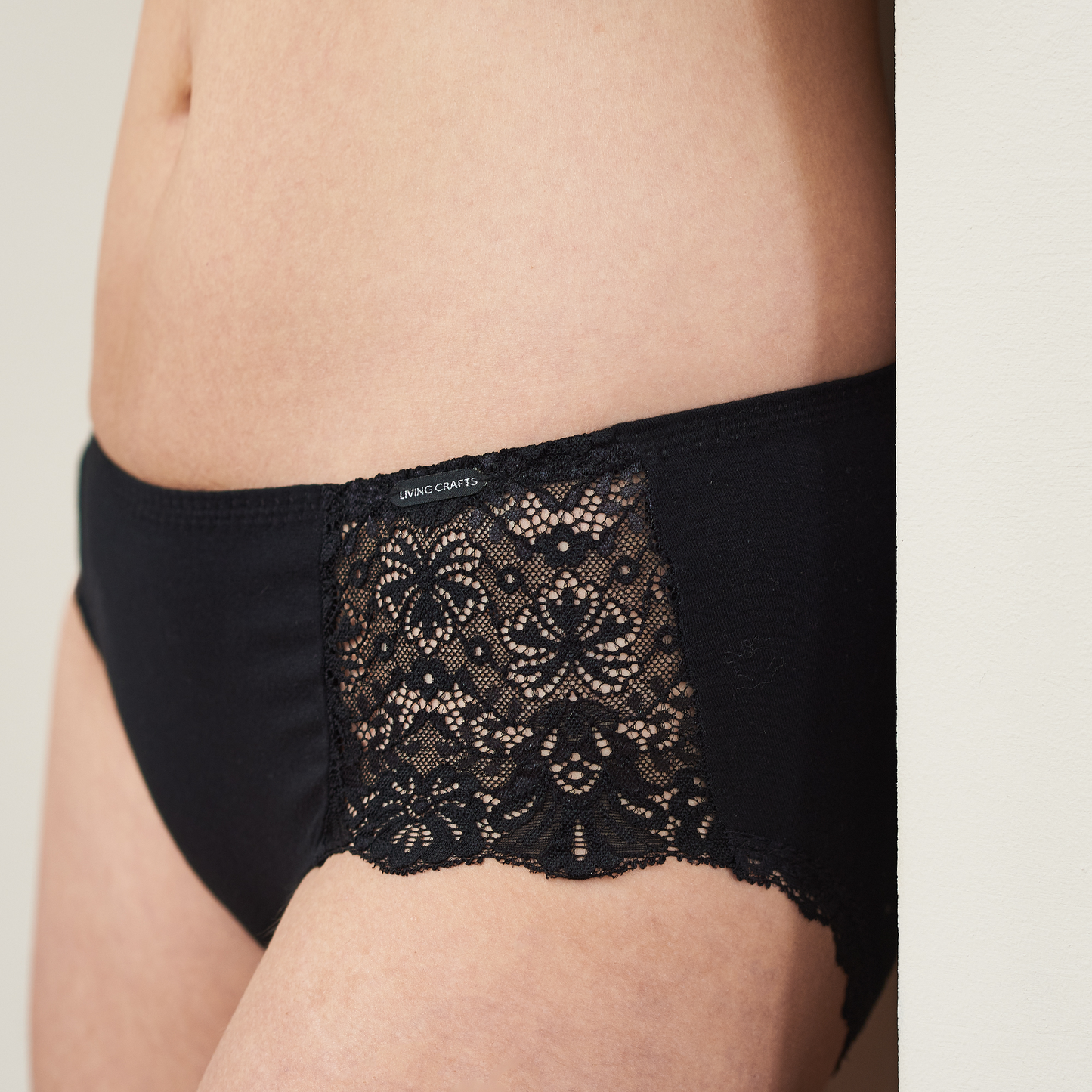 Organic Side Lace Briefs Earth Wardrobe
