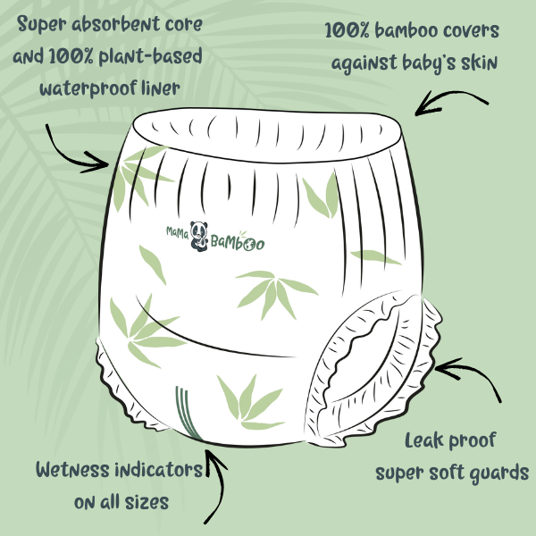 Sustainable Pull-Up Nappy Pants Mama Bamboo