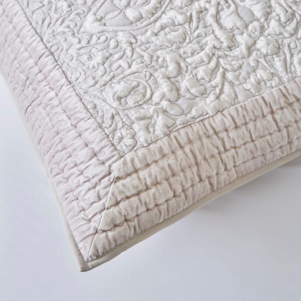 Dorma Charlbury Ivory Continental Pillowcase Dunelm
