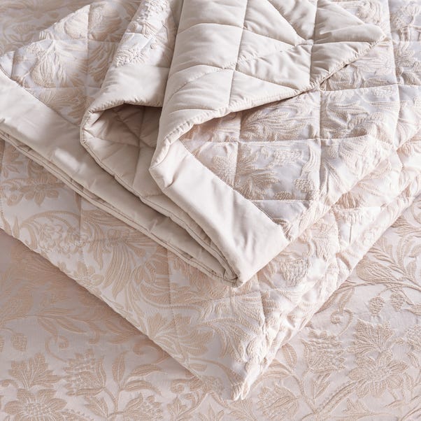 Champagne Dorma Winchester Bedspread Dunelm