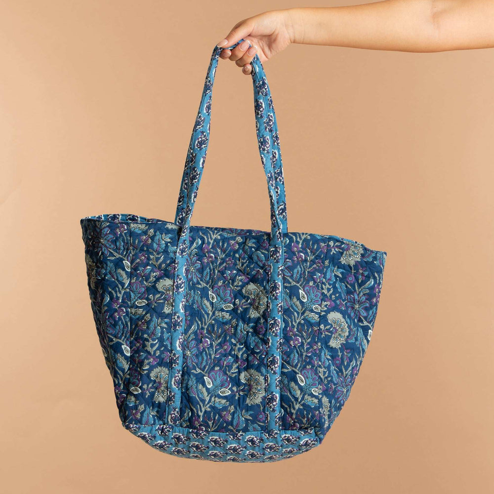 Blue Lagoon Cotton Tote Bag inara