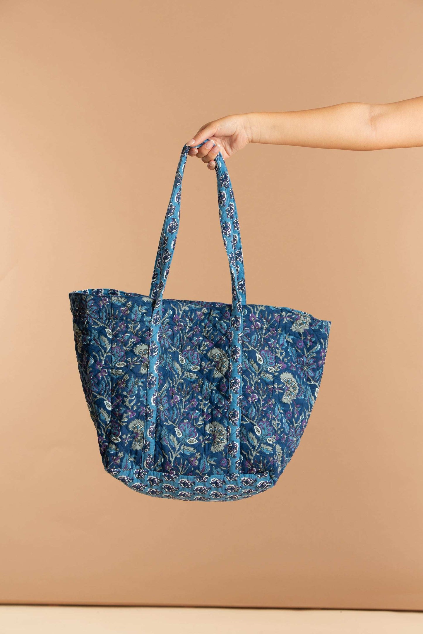 Blue Lagoon Cotton Tote Bag inara