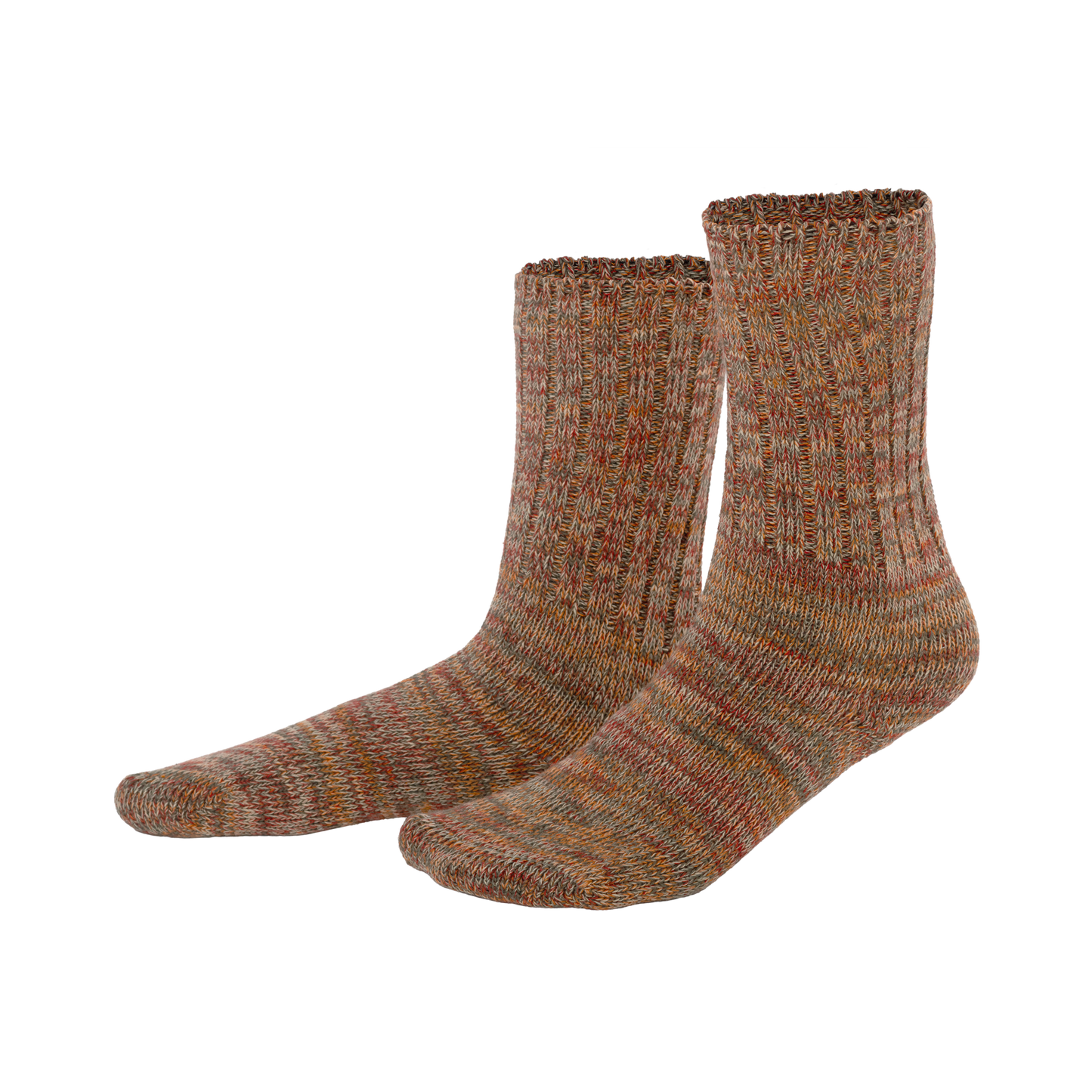 Organic Cotton Mouline Knit Socks: Unisex Earth Wardrobe