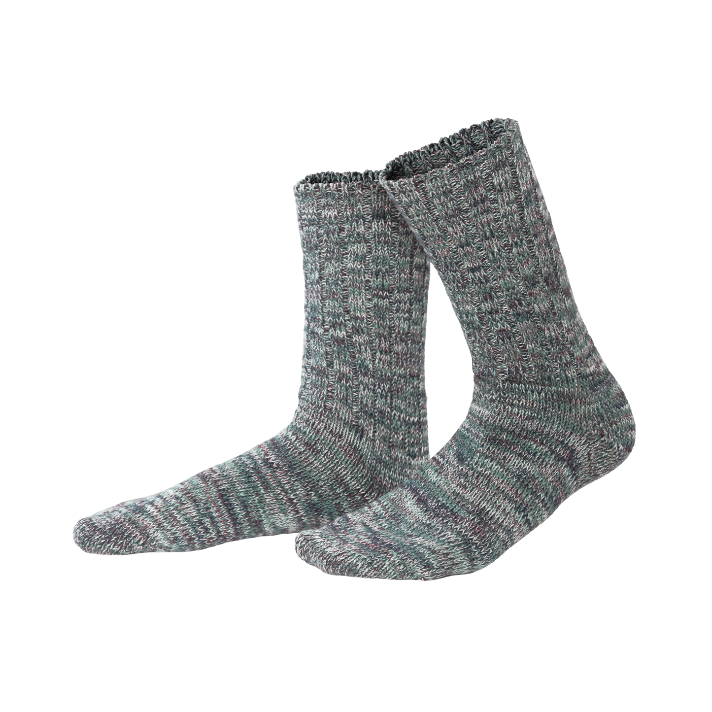 Organic Cotton Mouline Knit Socks: Unisex Earth Wardrobe