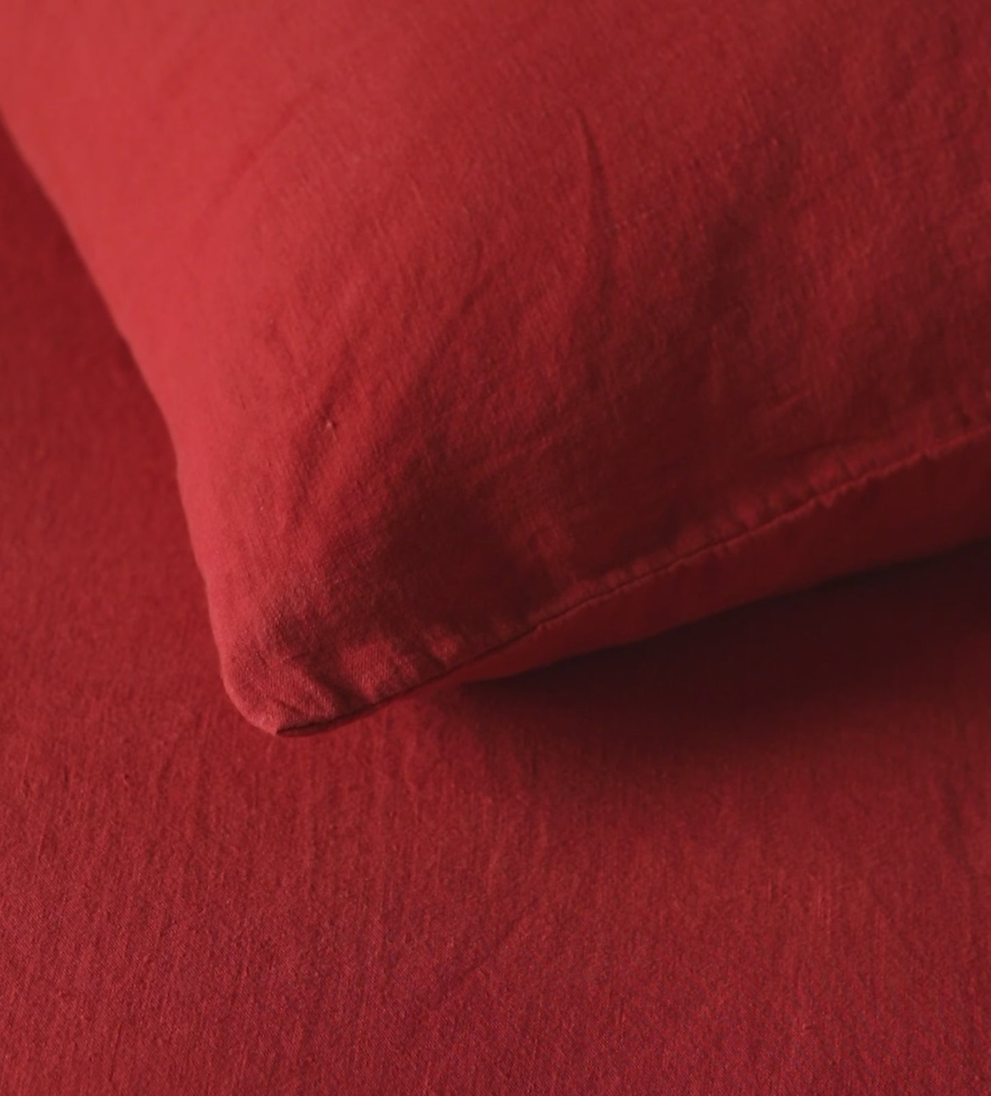 Paprika 100% Linen Duvet Cover The Secret Linen Store