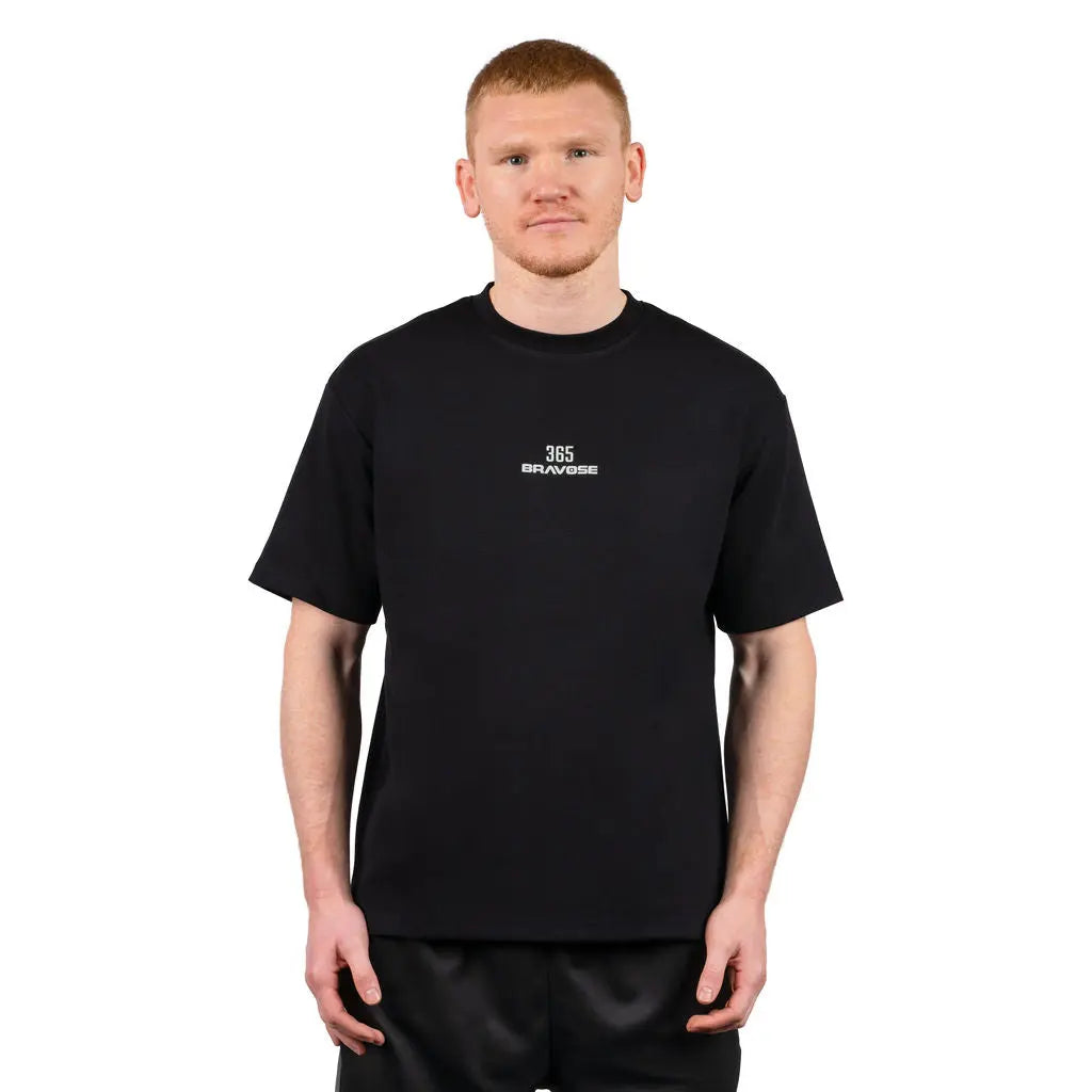 365 Classic Fit T-Shirt - Black Bravose