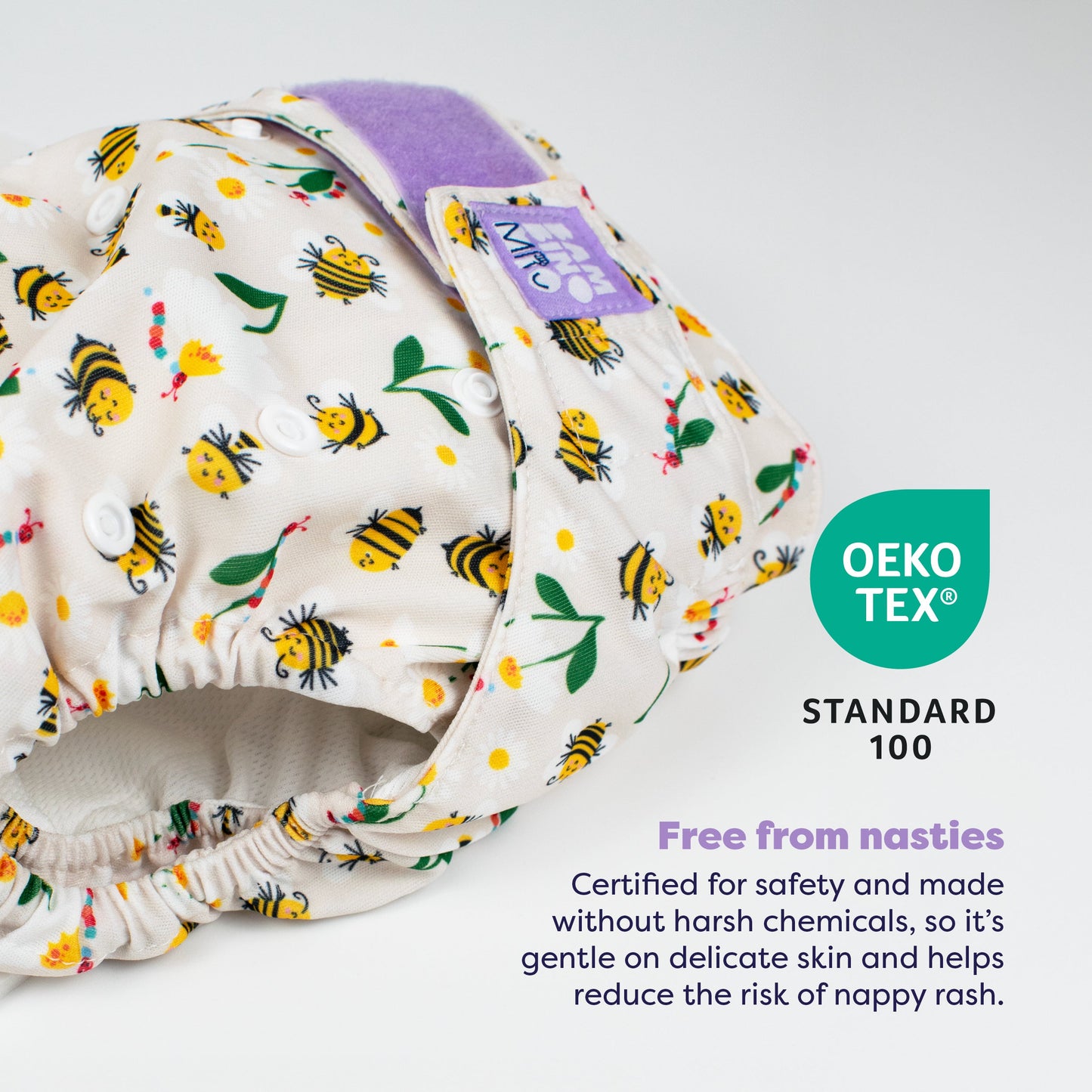 The Essentials Reusable Nappy Bundle in Garden Party Bambino Mio (UK)