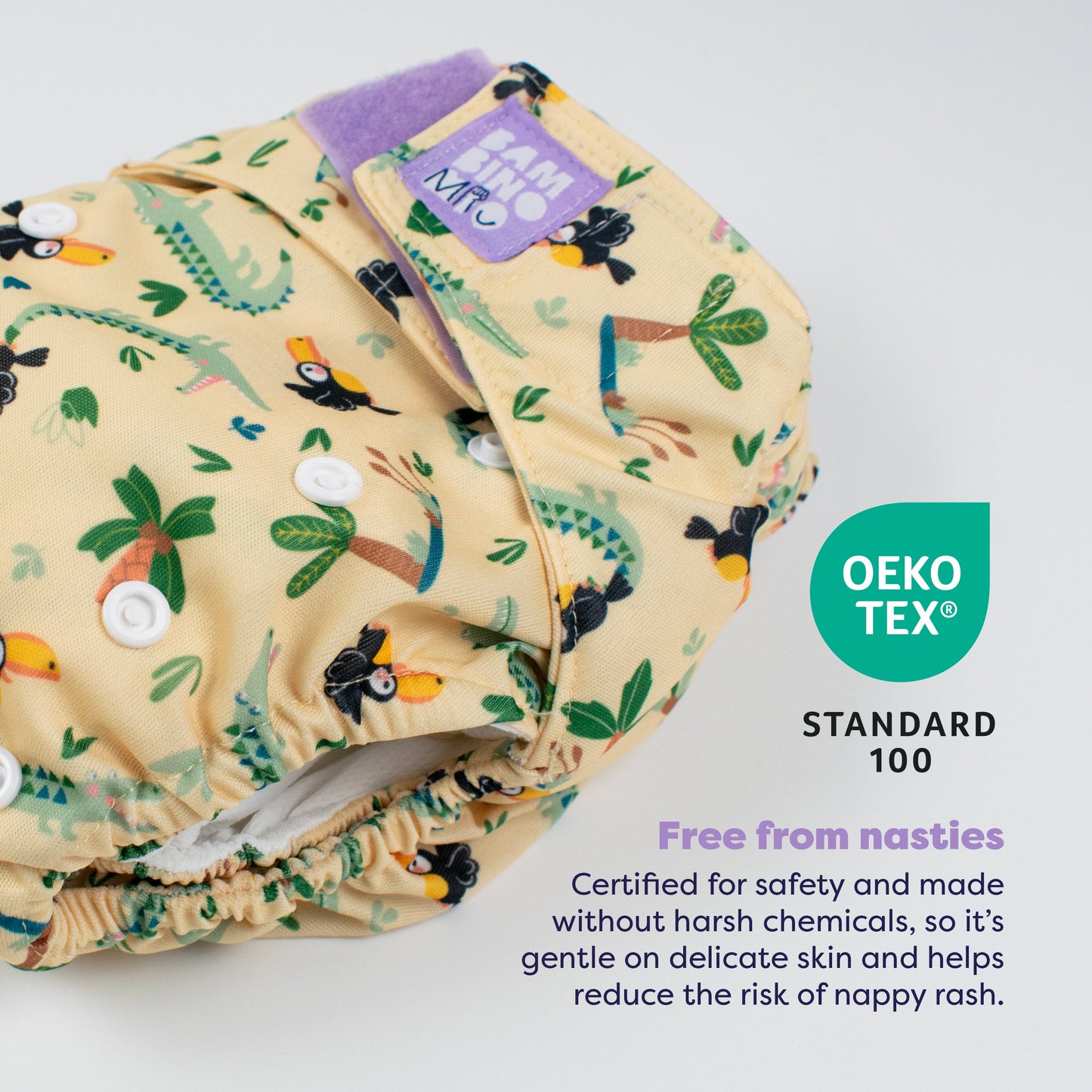 The Essentials Reusable Nappy Bundle in Wild Life Bambino Mio (UK)