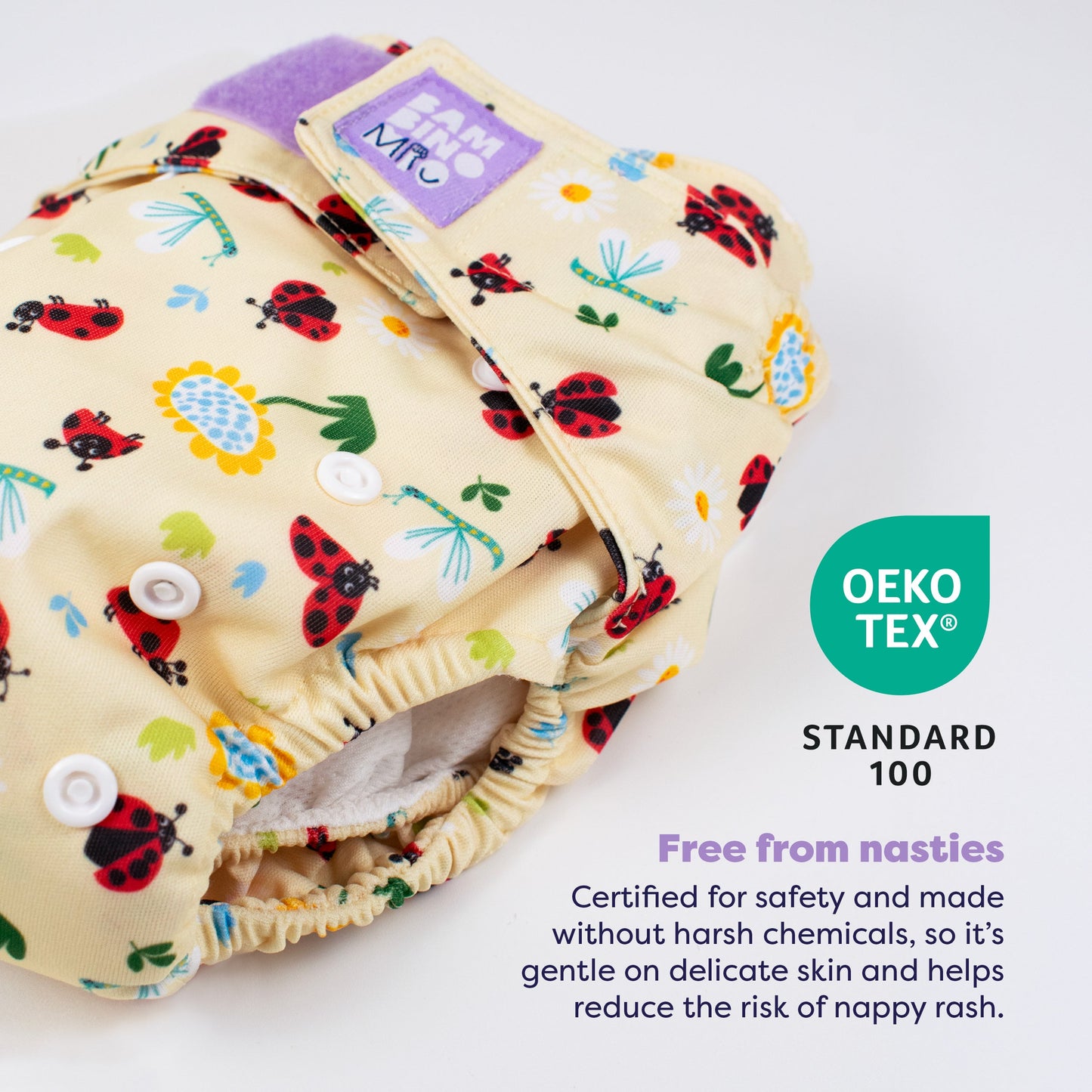 Revolutionary Reusable Nappy in Flutter And Bloom Bambino Mio (UK)