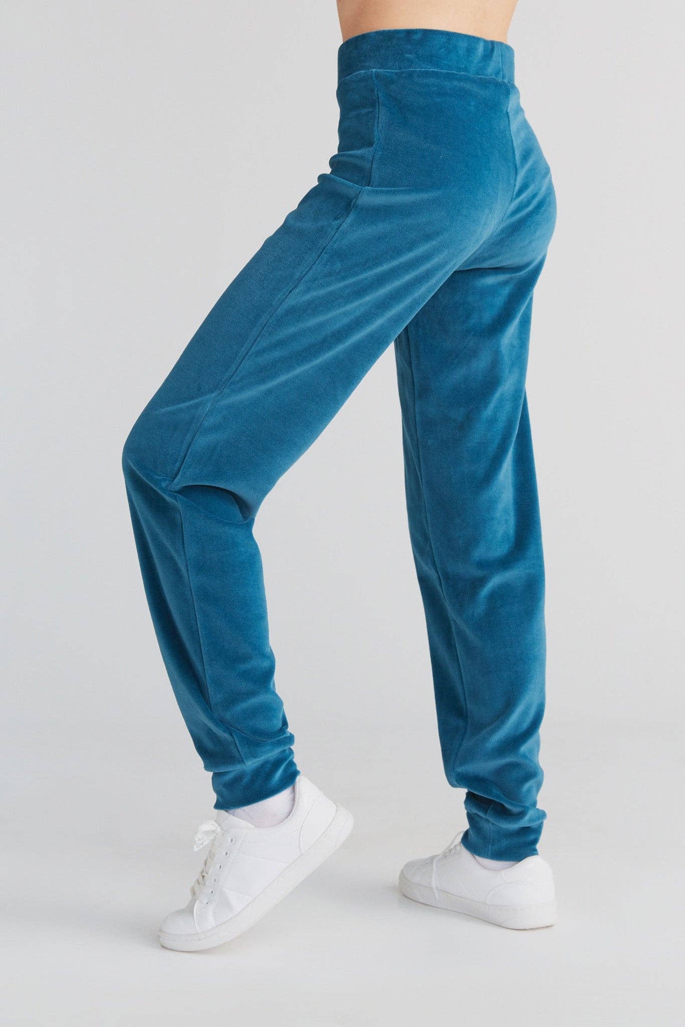 Organic Soft Fleece Cuffed Sweatpants: Womens Earth Wardrobe