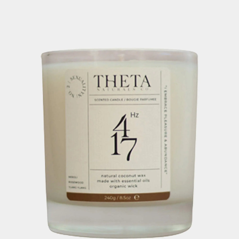 417Hz Sexuality Candle - Sacral Chakra Theta Naturals Co