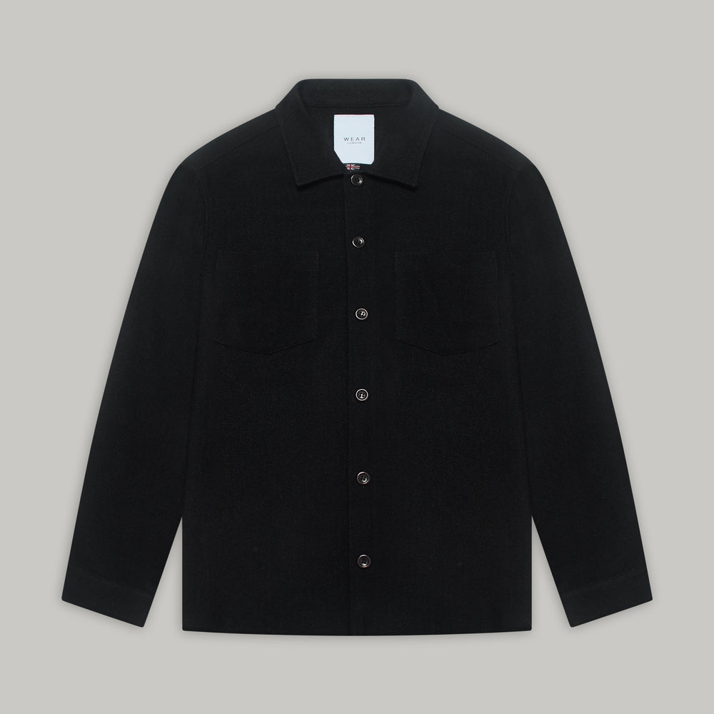 Bart Emilio Overshirt - Black Wear London