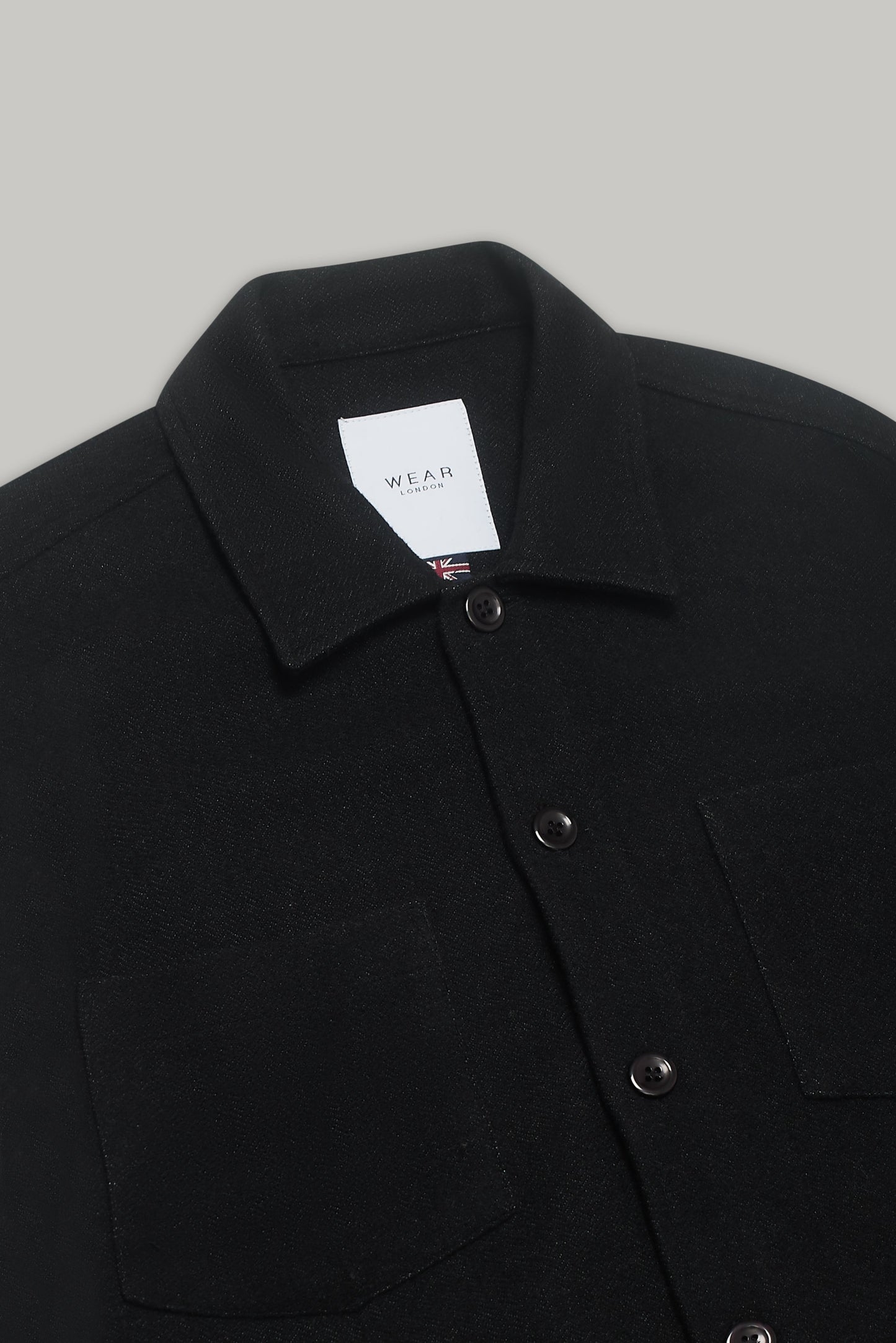 Bart Emilio Overshirt - Black Wear London