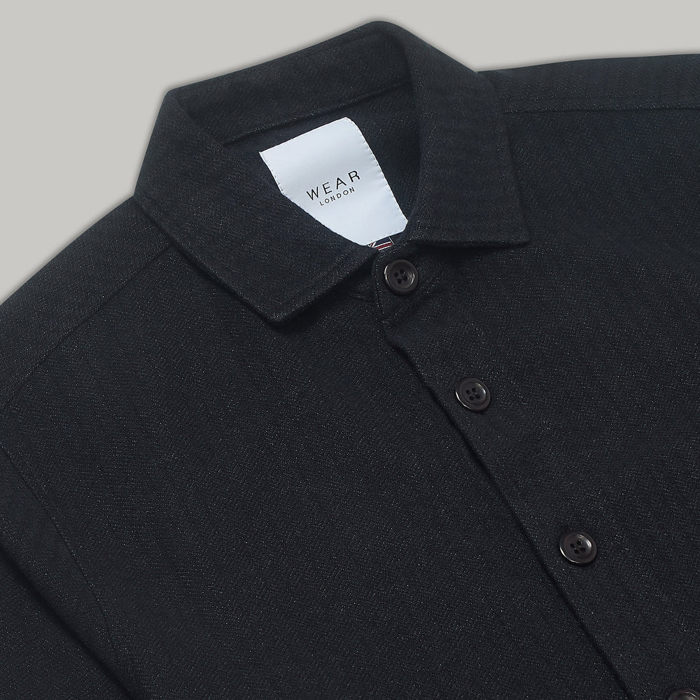 Artillery Guisy Overshirt - Black Wear London
